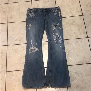 Hollister, sz 5 flare leg jeans